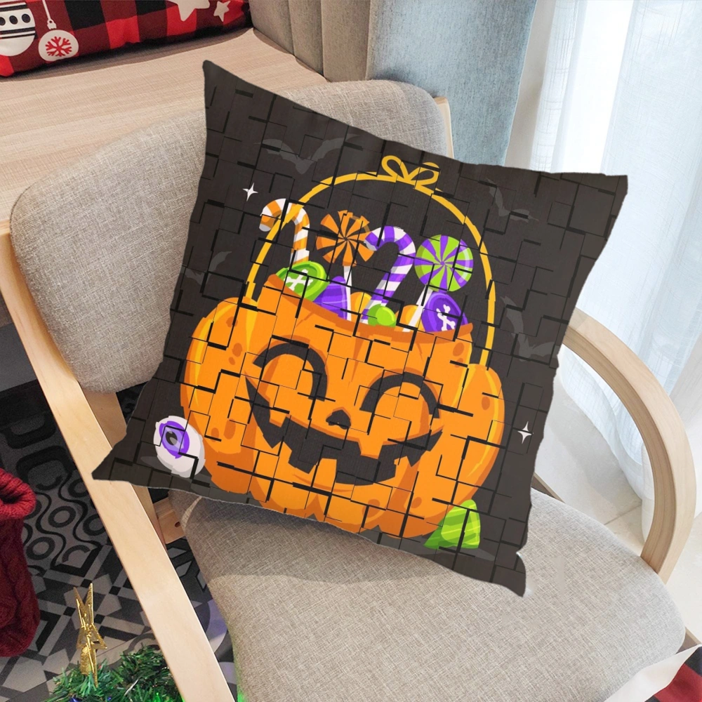 Halloween Decorative Pillow Case-Bat Pillow Case for Bedroom Aesthetic decor,#184