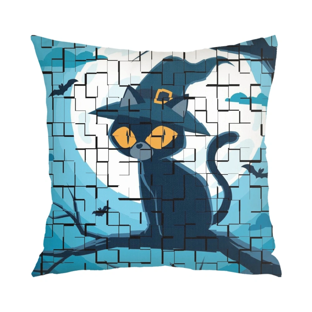 Halloween Decorative Pillow Case-Bat Pillow Case for Bedroom Aesthetic decor,#189