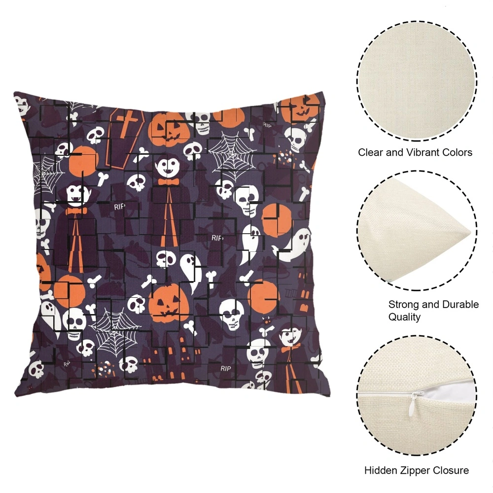 Halloween Decorative Pillow Case-Daily Positive Affirmations Decor  Aesthetic Pillow Case for Bedroom Aesthetic, Pillow Case Room Decor Gift,#454