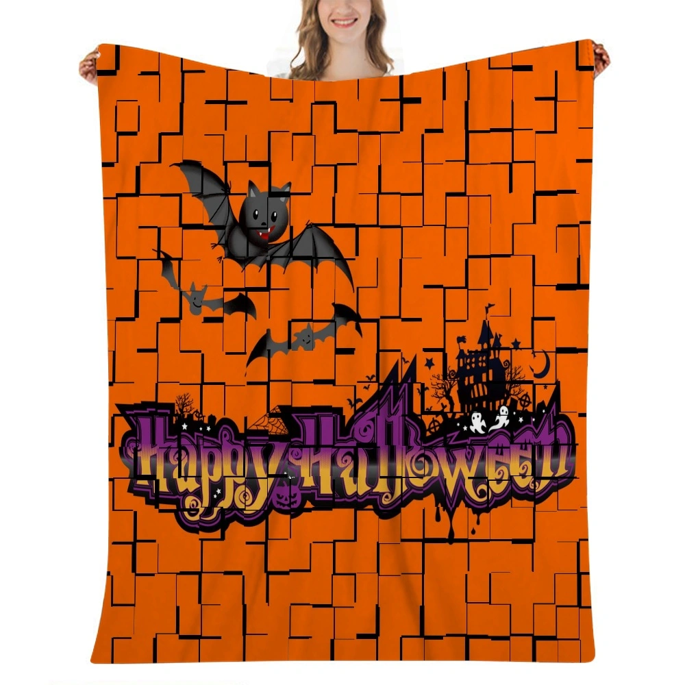 Halloween Blanket, Blanket for Living Room Bedroom Home Decor Blanket Blanket Party Supplies,#037