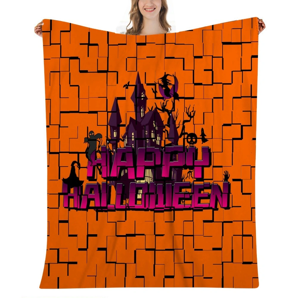 Halloween Blanket, Blanket for Living Room Bedroom Home Decor Blanket Blanket Party Supplies,#036