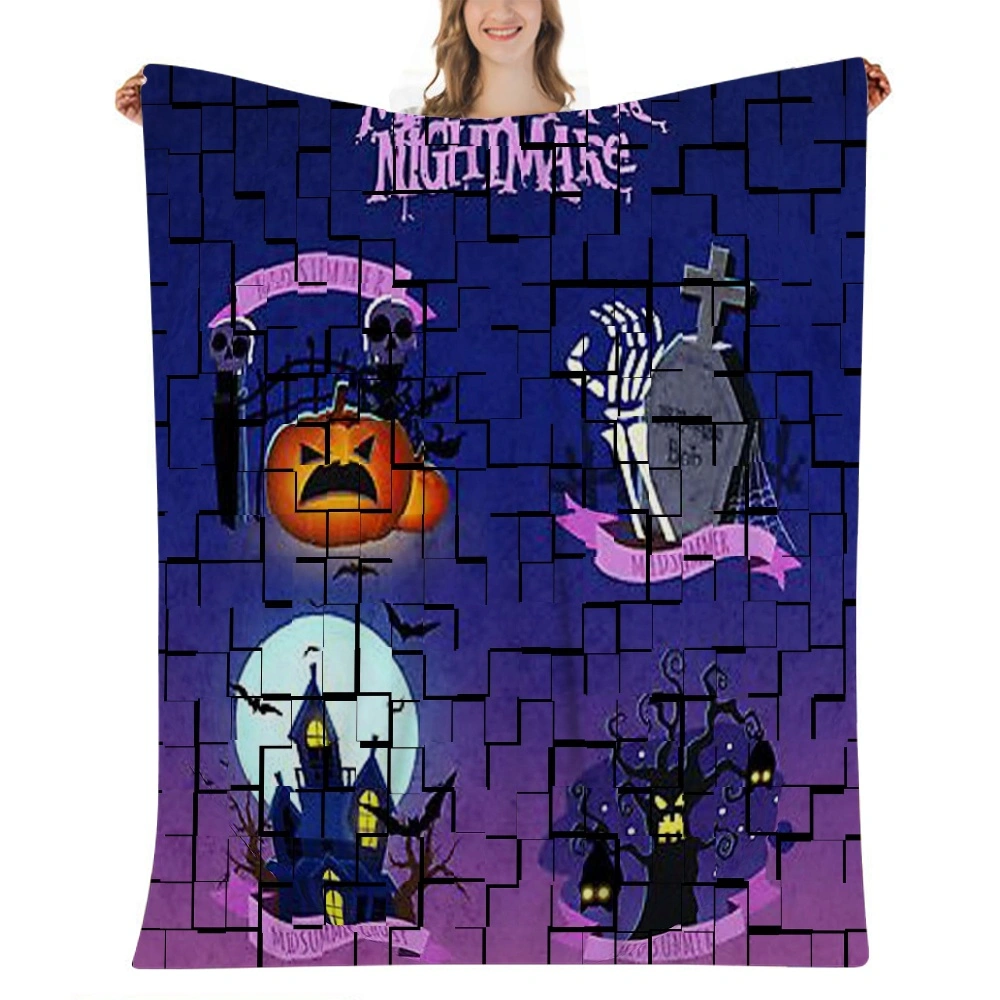 Halloween Blanket, Halloween Blanket for Haunted House,Outdoor Patio, Garden, Indoor Windows Giant Cheesecloth,#097