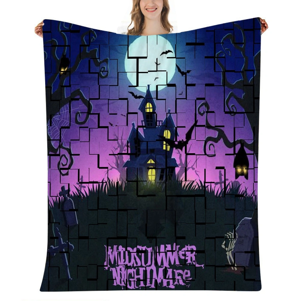 Halloween Blanket, Halloween Blanket for Home Decor,#102