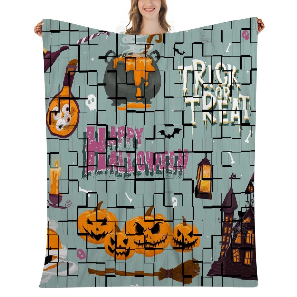 Halloween Blanket-Anime Blanket for Bedroom Décor,#171