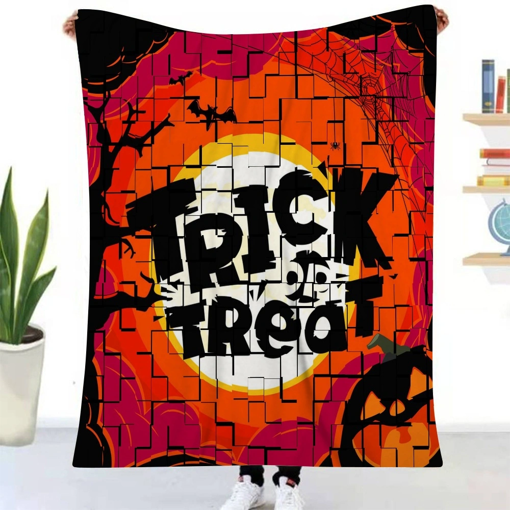 Halloween Blanket-Bat Blanket for Bedroom Aesthetic, Blanket Room Decor Gift,#249