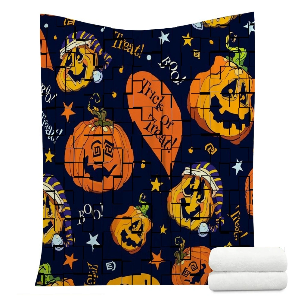 Halloween Blanket-Bat Tomb Blanket for Bedroom Room Dorm Home Decor,#316