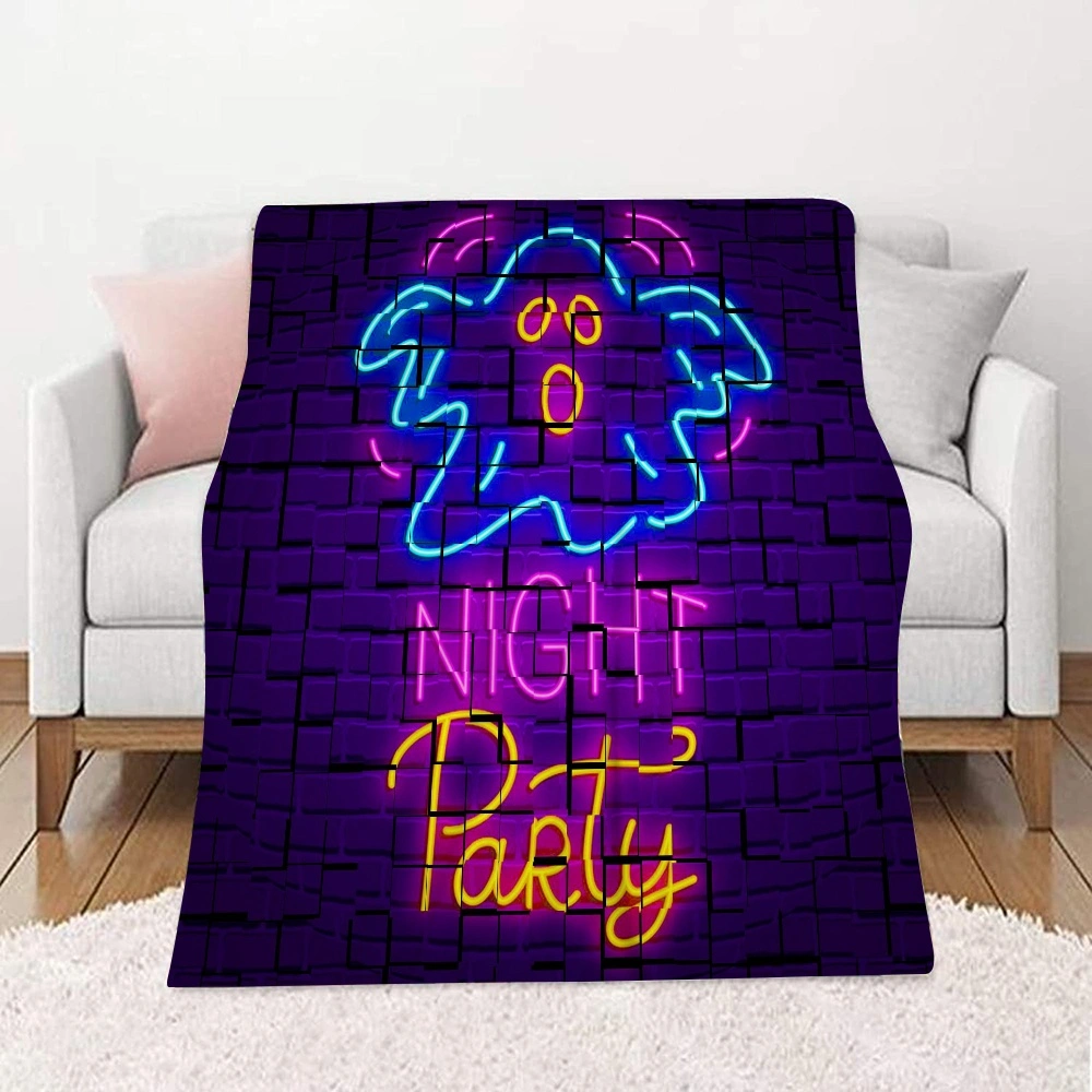 Halloween Blanket-Candy Blanket for Men Women Gothic Hippie Halloween Bohemian Terror Rock and Roll Bedroom Living Room Dor,#456