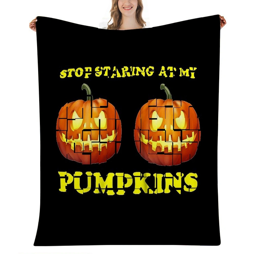 Halloween Blanket-Daily Positive Affirmations Decor Aesthetic Blanket for Bedroom Room Dorm Party Decor,#523