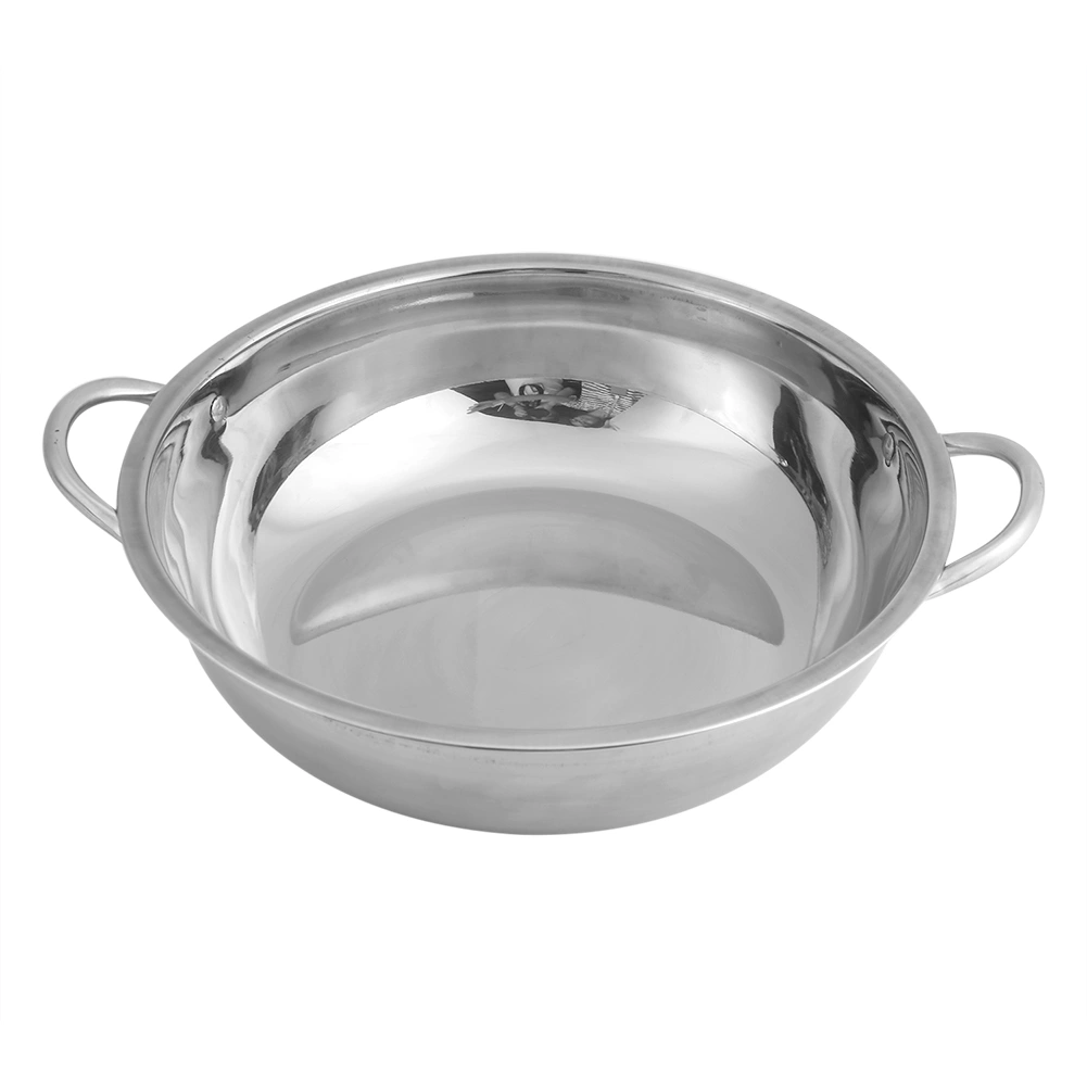 30CM Stainless Steel Hot Pot Induction Cooker Home Kitchen Cookware Soup Cooking Pots