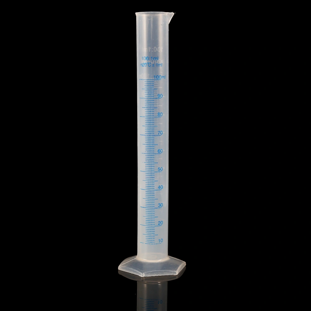 Measuring Cylinders Glass 100ml Plastic Graduated Cylinder Corrosion Resistance