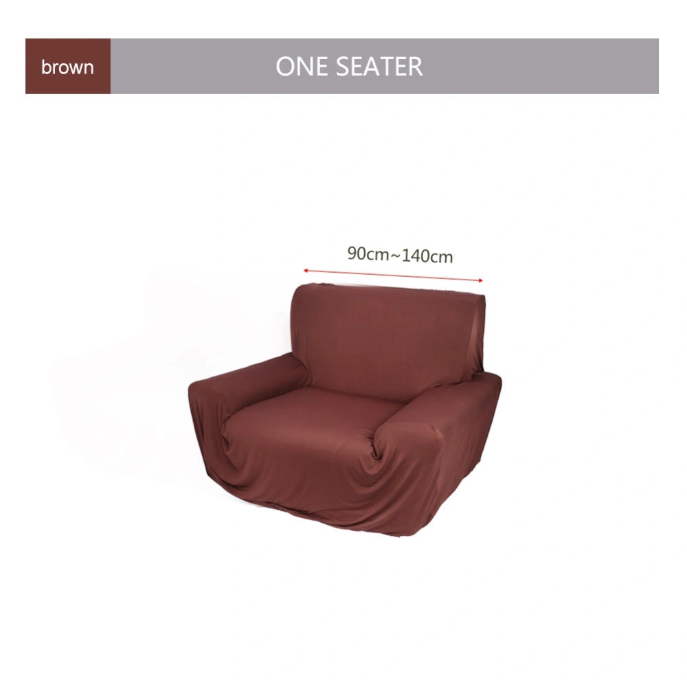 Sofa Couch Stretch Covers Elastic Protector Slipcover Washable One Seater Coffee 90~140cm