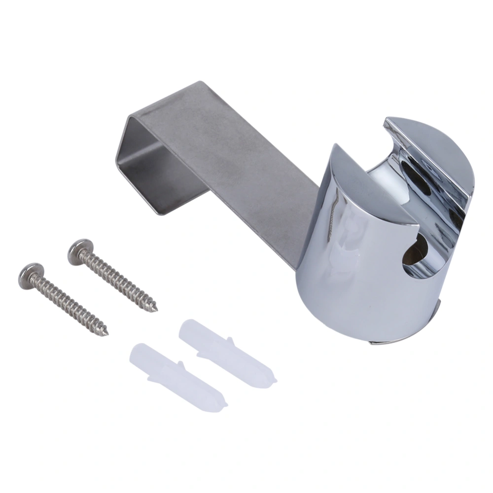 Stainless Steel ABS Holder Hook Hanger For Toilet Bidet Sprayer Brushed Nickel One Position