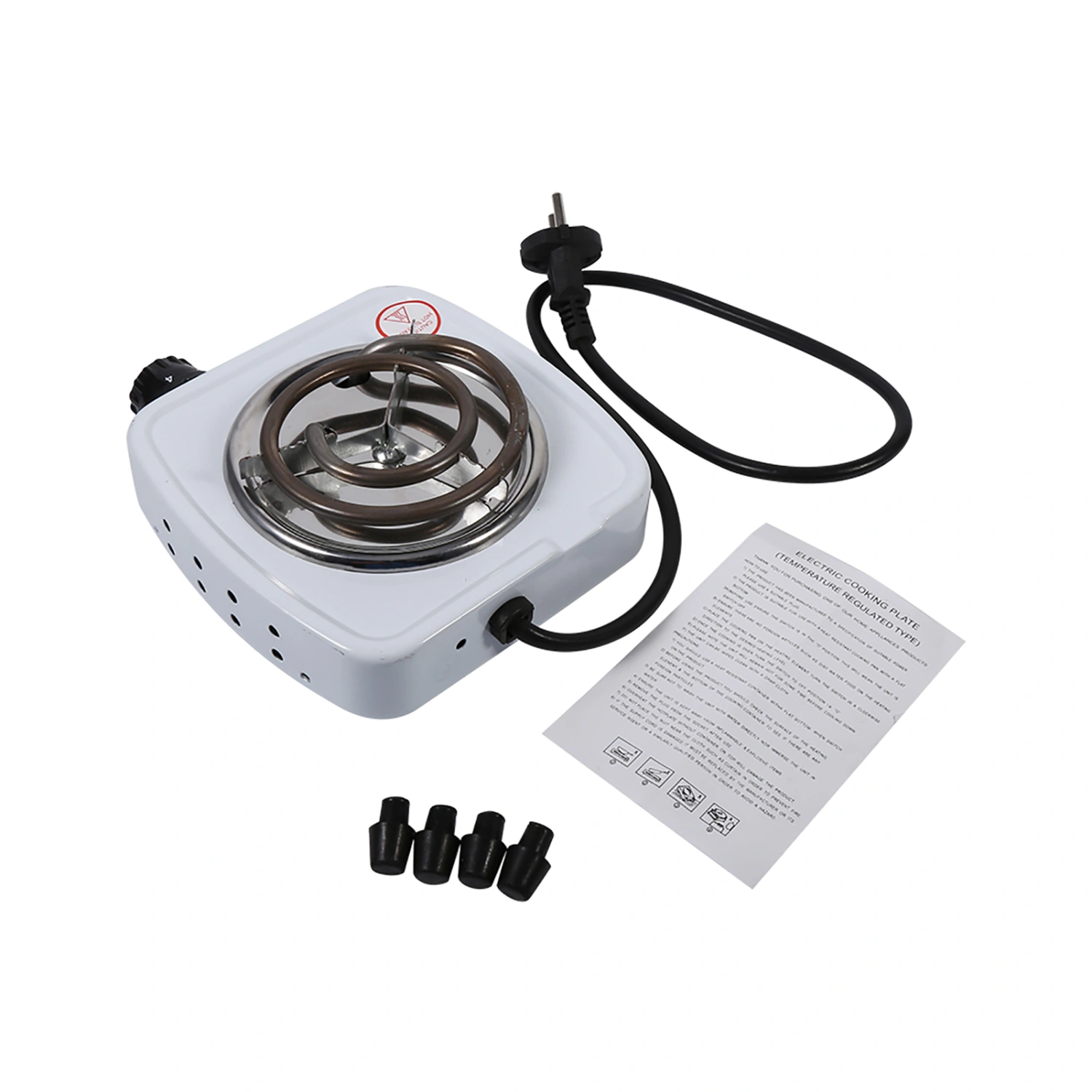 220V 500W Burner Electric Stove Hot Plate Home Kitchen Cooker Coffee Heater Hotplate EU