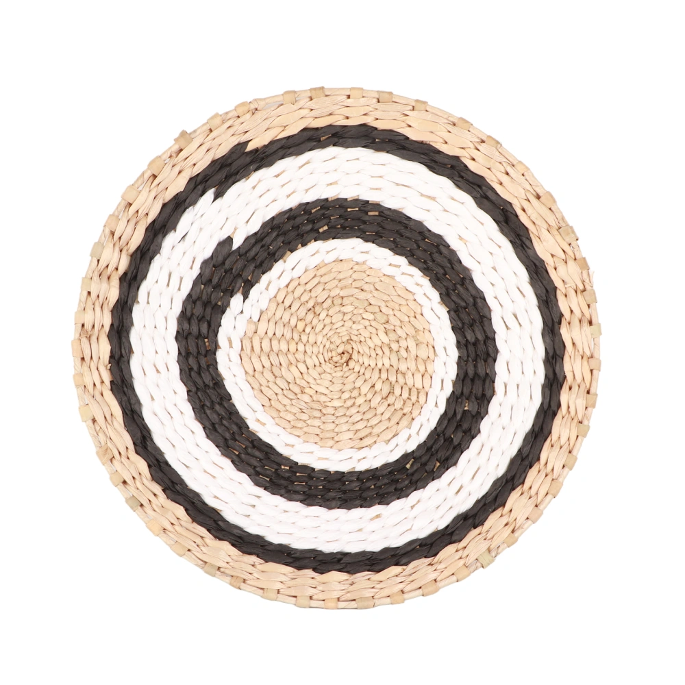 Bohemian Wind Straw Background Wall Decorations Creative Children's Room Hand Woven Plate Decorative Hanging