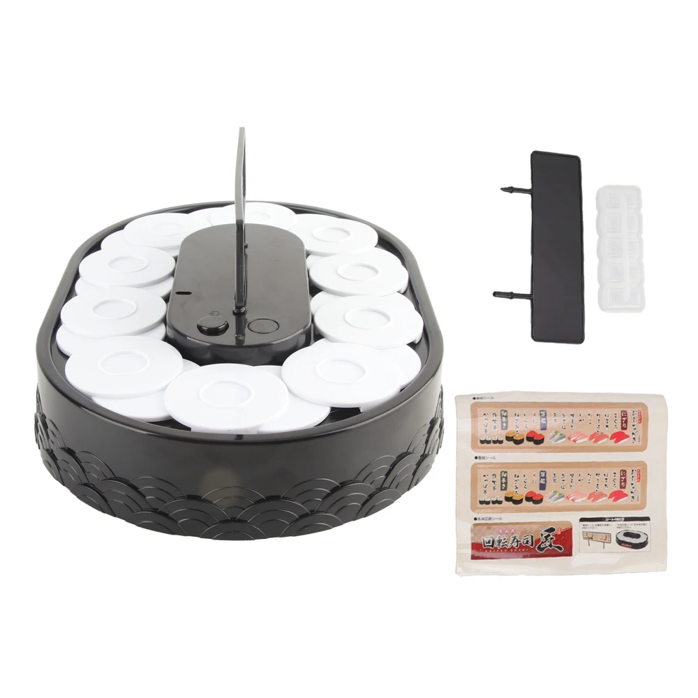 Rotary Sushi Machine Automatic Rotating Table Display Stand Swing Tray Turntable for Sushi Dessert Cupcake Sushi