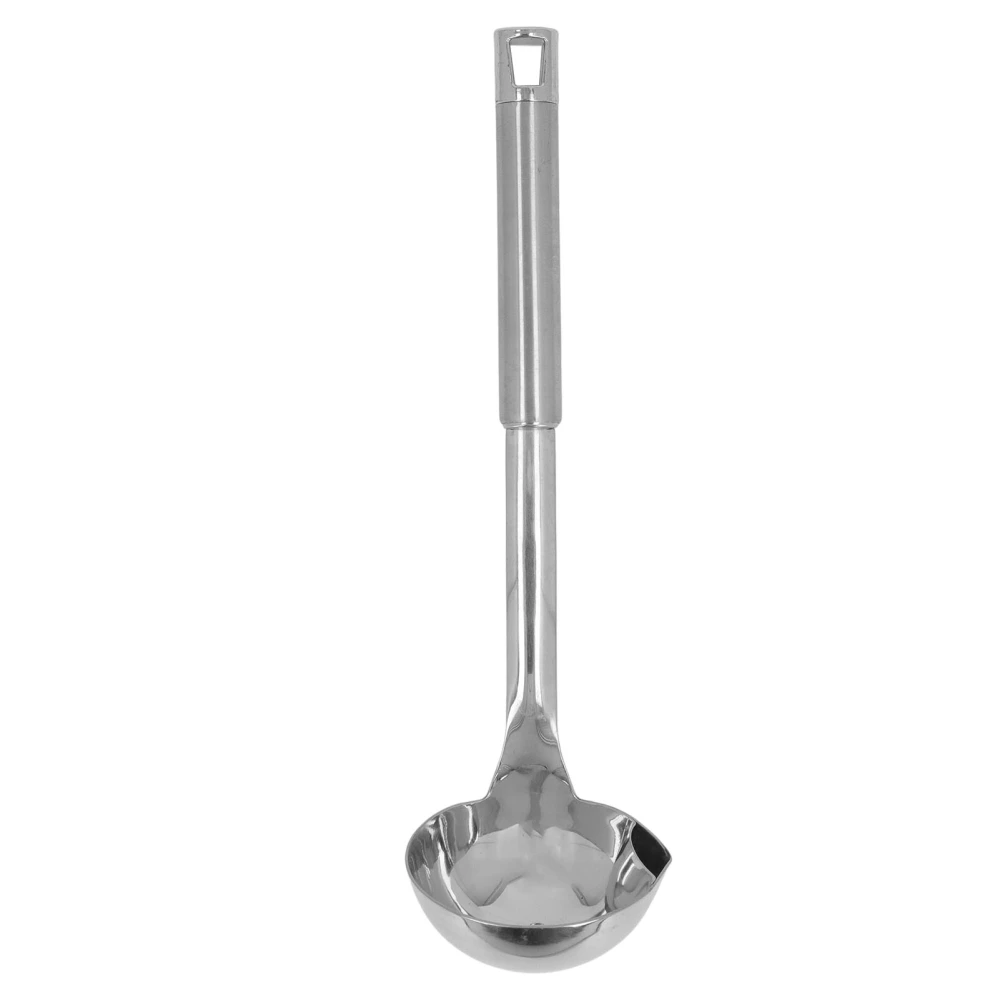 304 Stainless Steel Oil Separator Soup Ladle Oil Strainer Skimmer Spoon Soup Filter Spoon