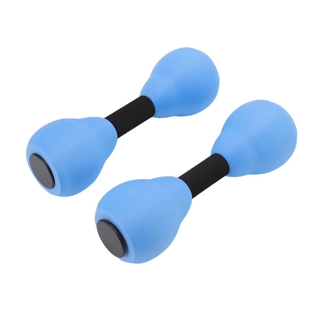 2pcs Water Floating Dumbbells EVA Foam Water Aerobic Exercise Foam Dumbbells for Swimming Pool