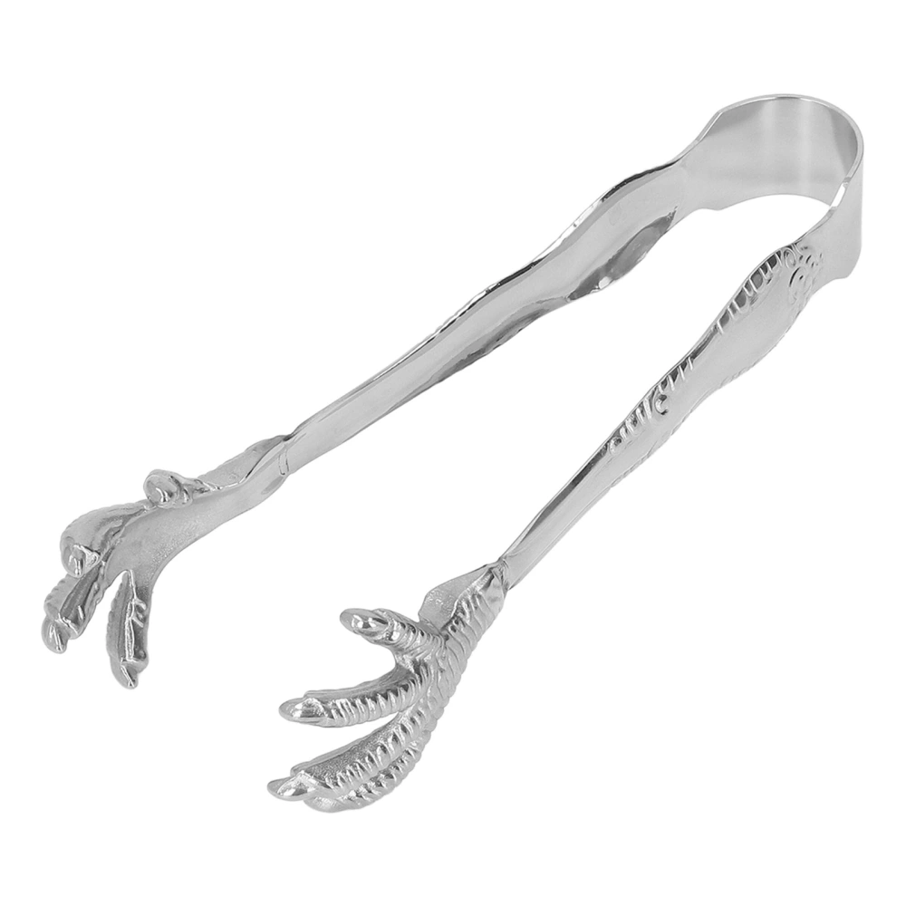 Eagle Claw Style Ice Tongs Food Grade Stainless Steel Prevents Slipping Ice Tongs for Home Bar Sugar Cubes Ice Cubes