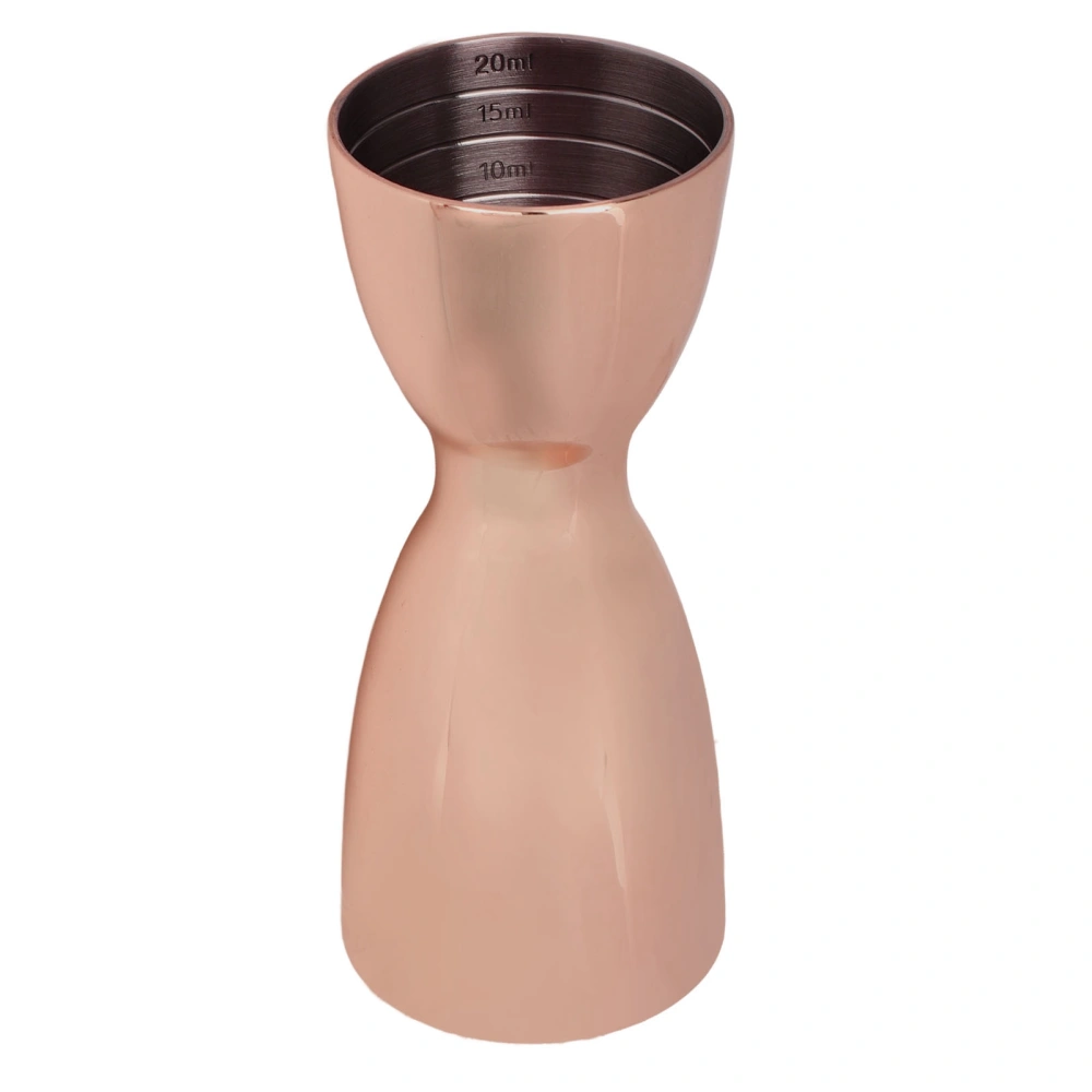 Cocktail Double Jigger Stainless Steel Wine Measuring Cup Bar Bartending Measuring Jigger U Shaped Copper Plated