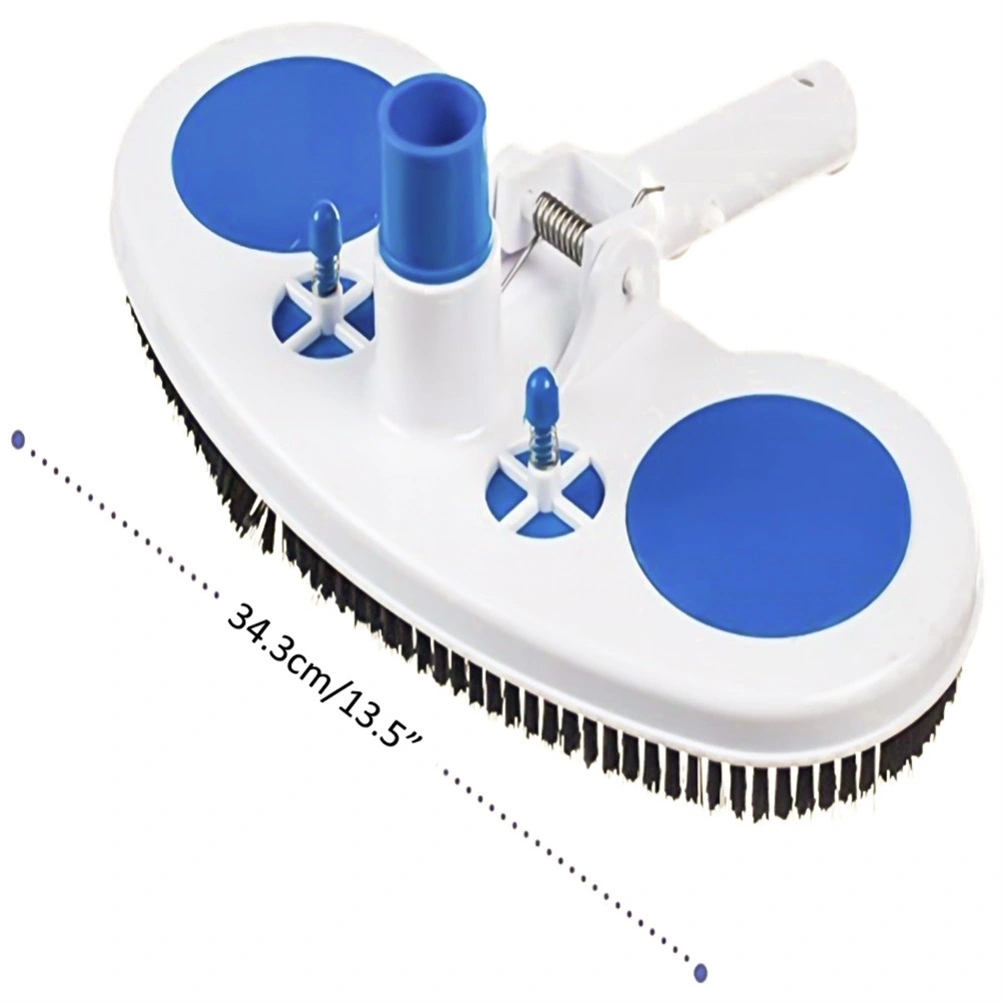 13inch Weighted Pool Vacuum Head with Nylon Bristles Swivel Hose Connection Cleaner for Swimming Pool