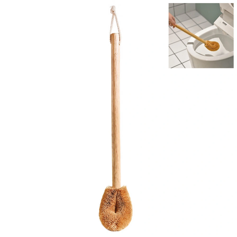 Wooden Toilet Brush Natural Coconut Toilet Cleaning Brush Bathroom Brush