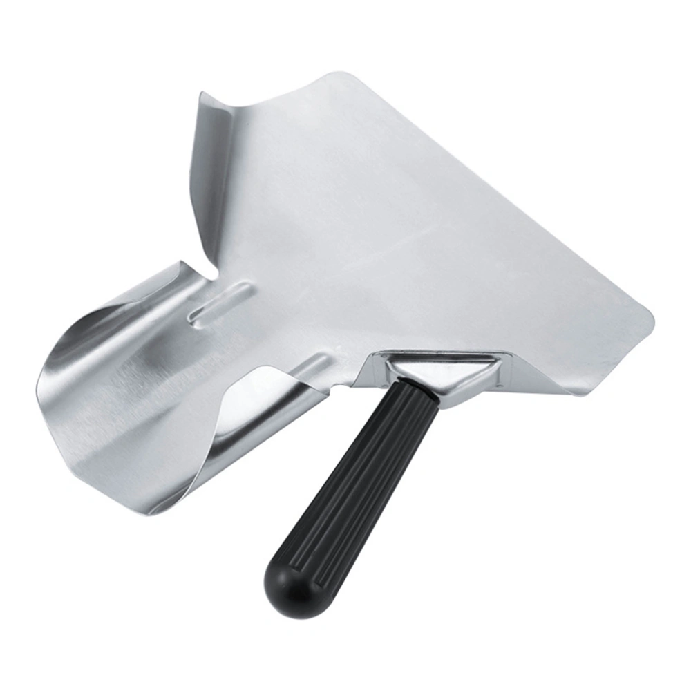 Popcorn Shovel Stainless Steel French Fry Scoop Popcorn Serving Scoop with Right Handle