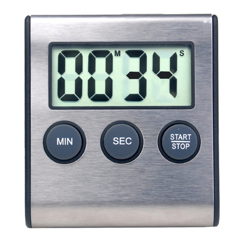 Digital Mini Kitchen Timer Alarm Clock Digital Cooking Timer Portable Magnetic Countdown Timer for Barbecue Spa Cooking