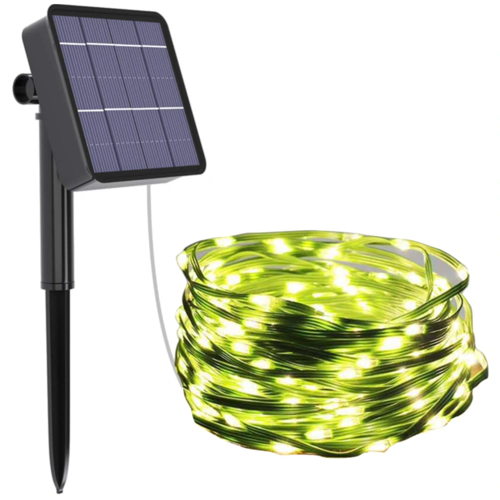 20M 200LED Solar String Light Solar Fairy Lights Waterproof PVC Copper Wire Lights for Outdoor Home Bedroom Window Decoration