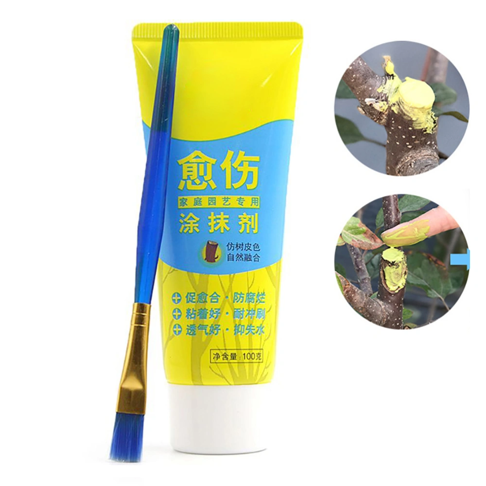 100g Bonsai Grafting Paste Plant Wound Healing Agent with Brush Pruning Paste