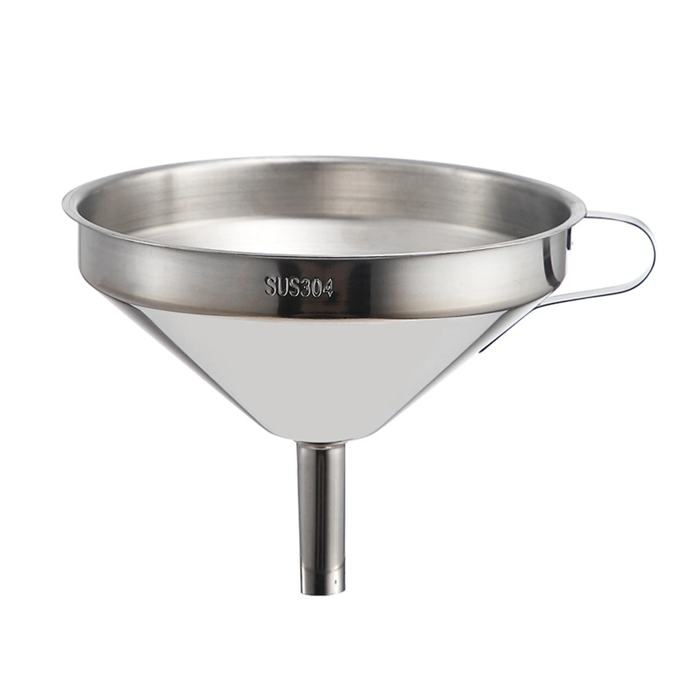 Stainless Steel Funnel with Filter Kitchen Strainer Funnel for Liquid Powdered Items