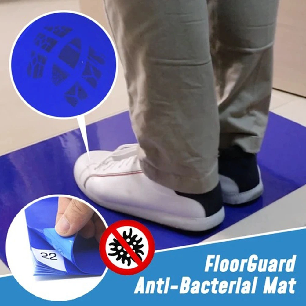 Antibacterial Floor Mat Highly Adhesive Dust Free Mat Tearable Cleaning Mat