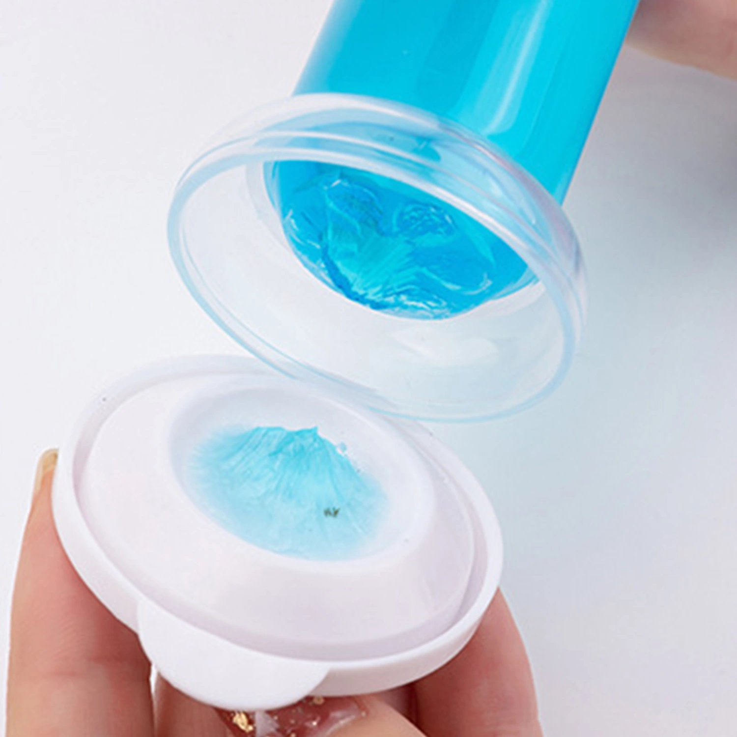 60g Toilet Gel Long Lasting Fragrance Toilet Gel Toilet Accessory for Household BathroomBlue Ocean Flavor