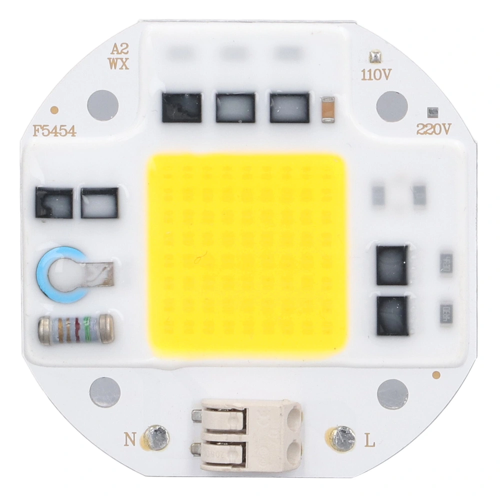 COB Lamp Bead High Power LED Chip High Brightness COB Light Emitter Drive Free for DIY Lighting 110V100W Warm White 2800K‑3500K