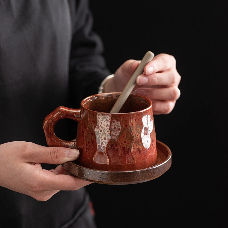 Stoneware Kiln Baked Coffee Set Suit