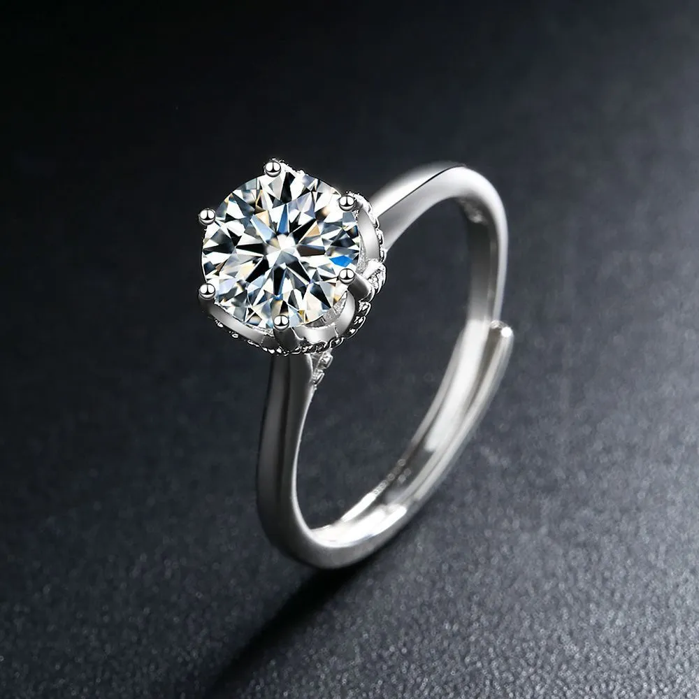 S925 Sterling Silver Diamond Ring