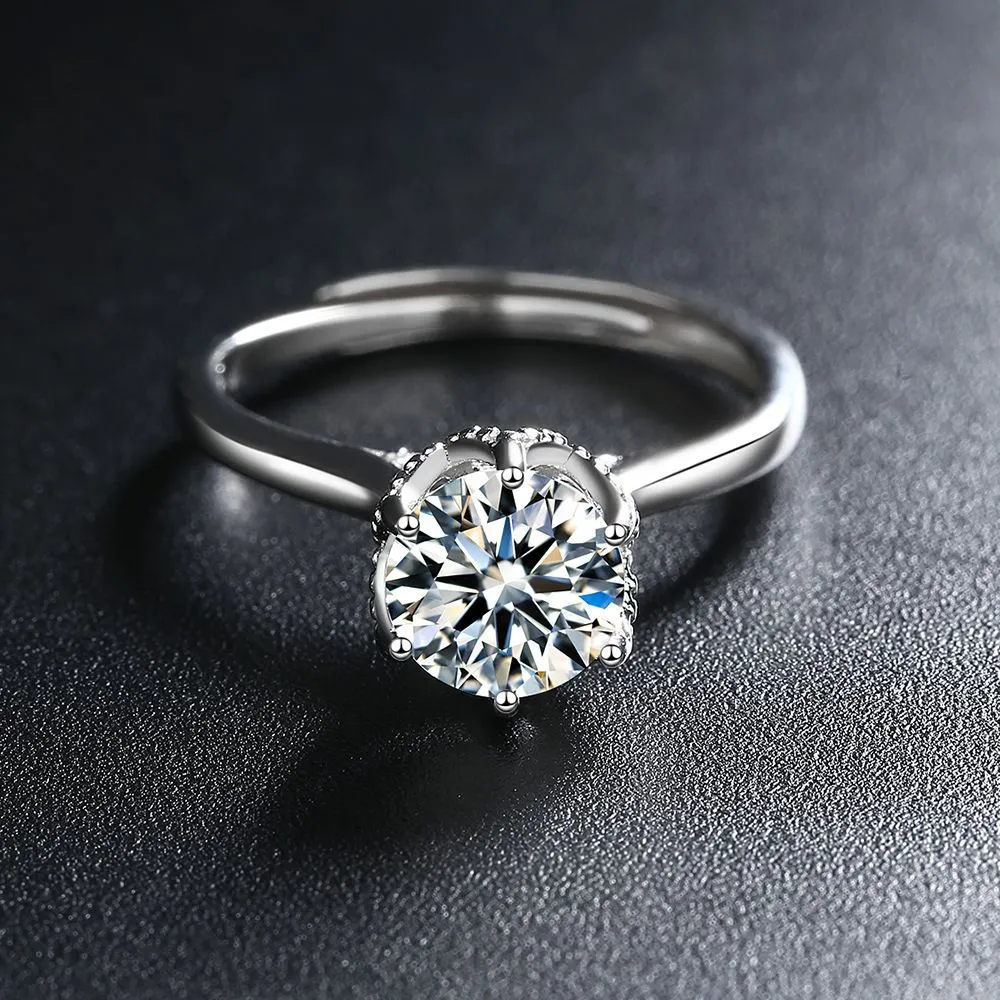 S925 Sterling Silver Diamond Ring