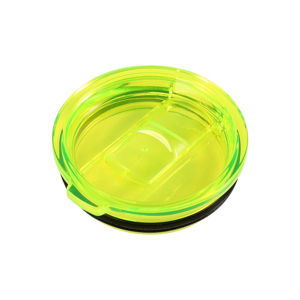 20 Oz Splash Proof Spill Resistant Lid With Slider Closure For Tumbler Cup Green