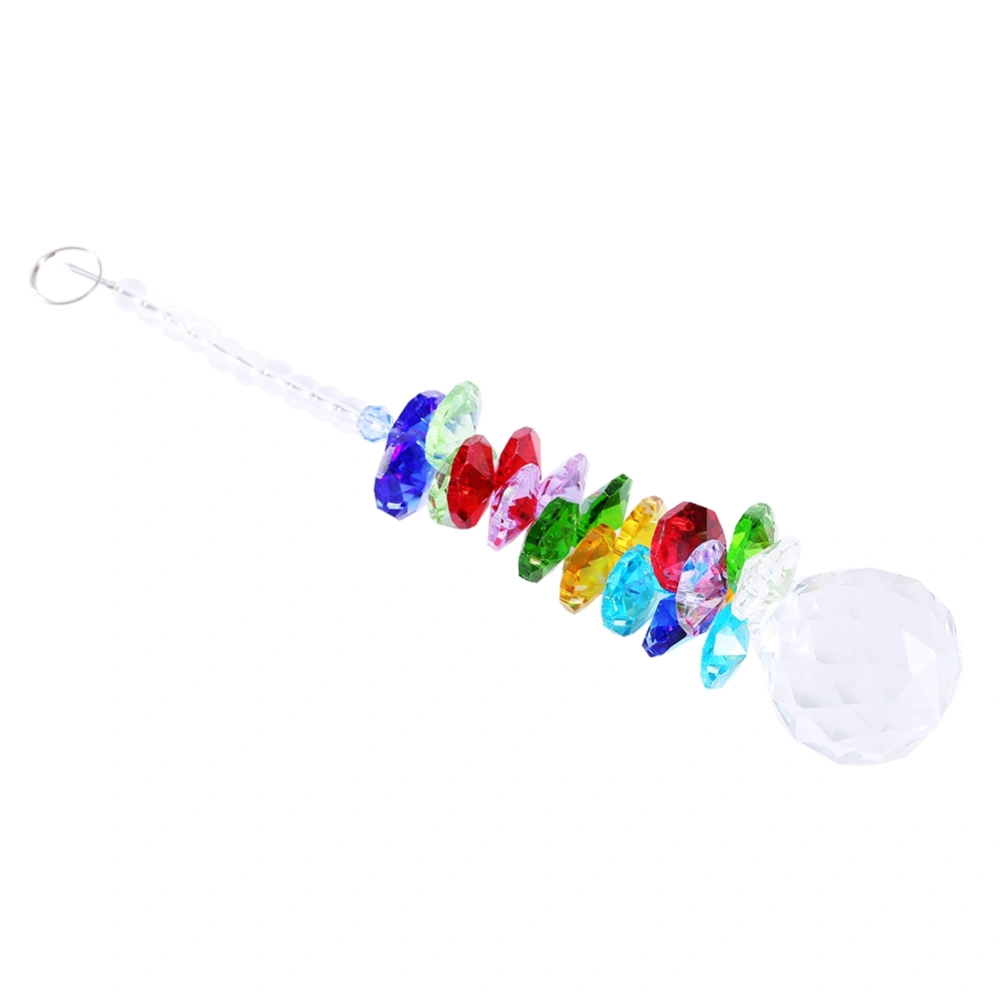 Rainbow Maker Crystal Suncatcher Hanging Chandelier Ball Prism Pendulum Pendant Decor