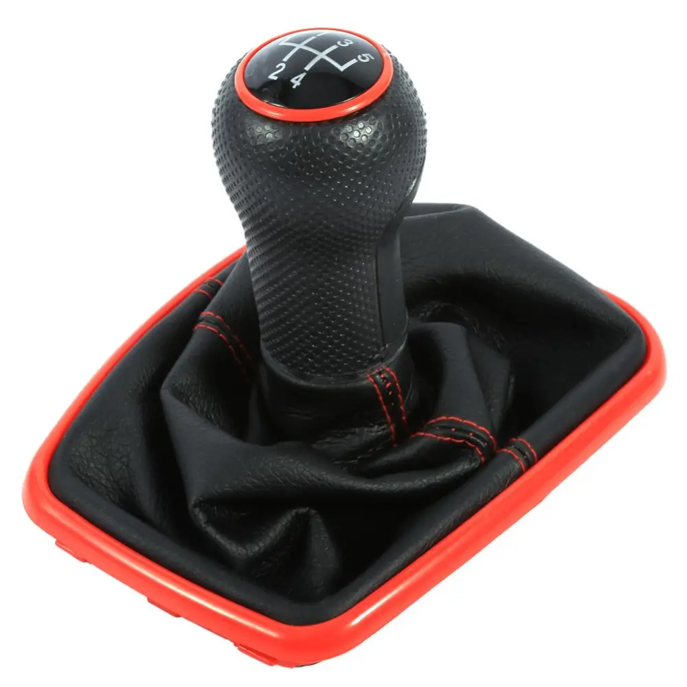 5 Speed Gear Shift Knob Shifter Gaitor Boot Shift Gear For 1999-2004  Mk4 Golf Jetta Bora