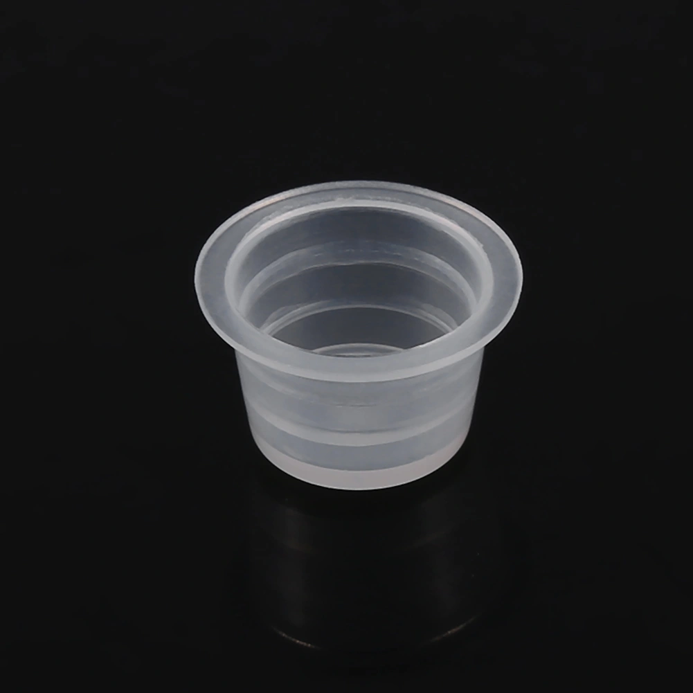 100pcs Tattoo Ink Cup Plastic Tattoo Pigment Cap Set Ink Holder Ink Container Tattoo Supplies M