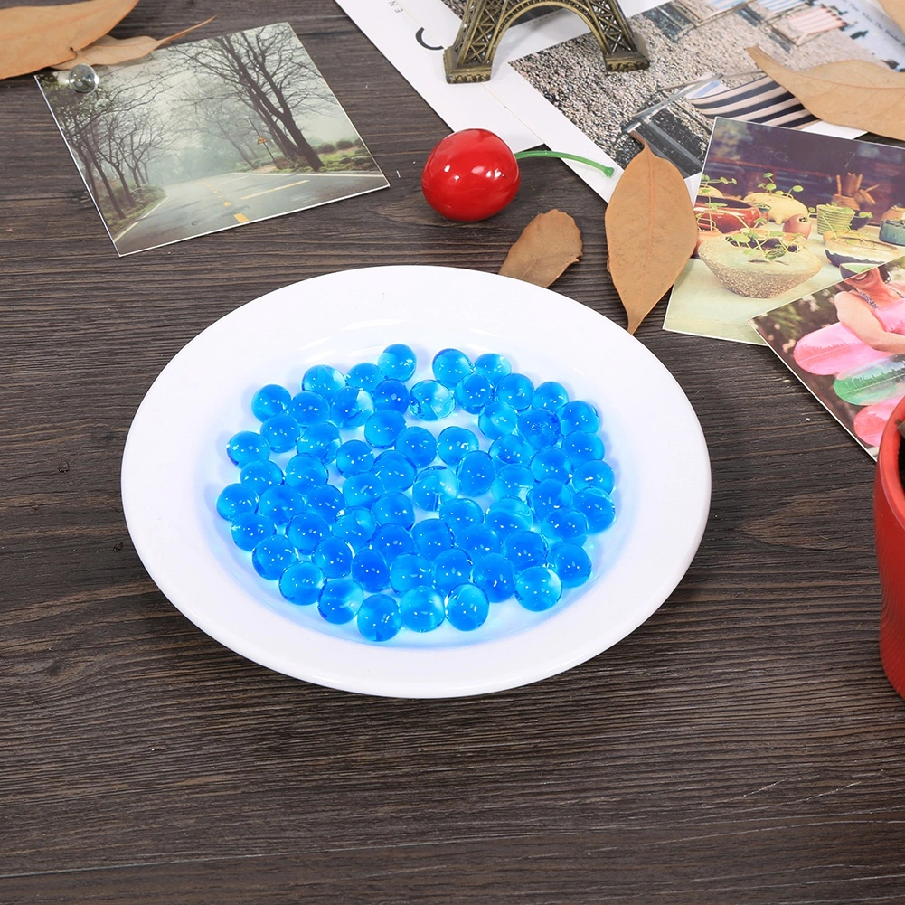 Beauty Water Plant Flower Crystal Soil Mud Gel Pearls Balls Decor(Sky Blue)