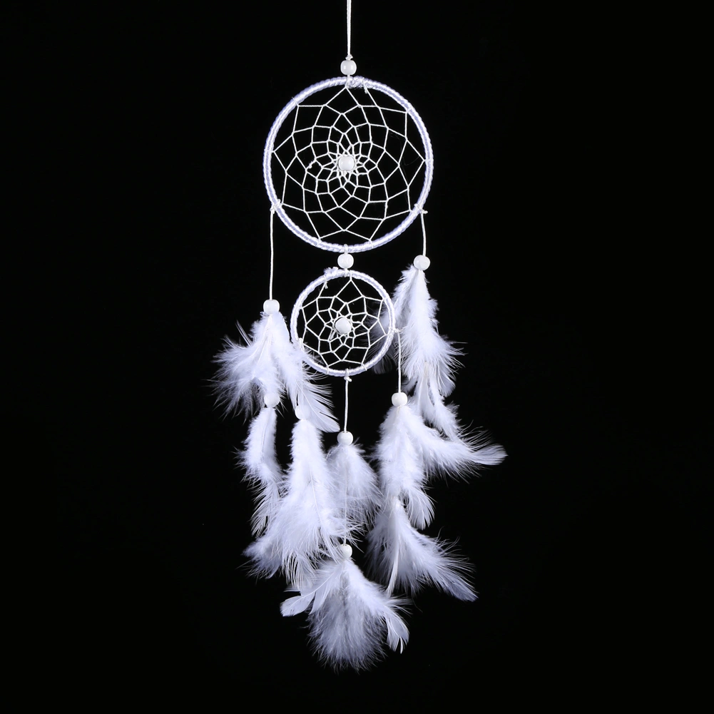 Feather Dreamcatcher Wind Chimes Indian Style Handmade Wall Hanging Ornaments Home Decor Gifts