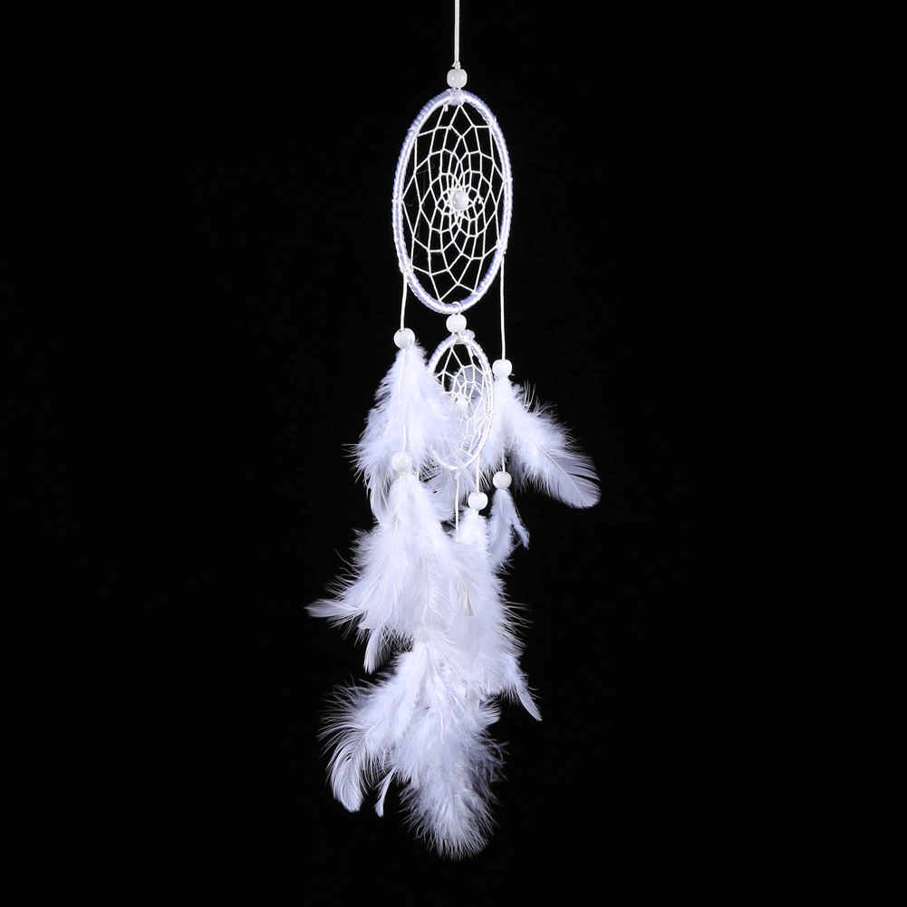 Feather Dreamcatcher Wind Chimes Indian Style Handmade Wall Hanging Ornaments Home Decor Gifts