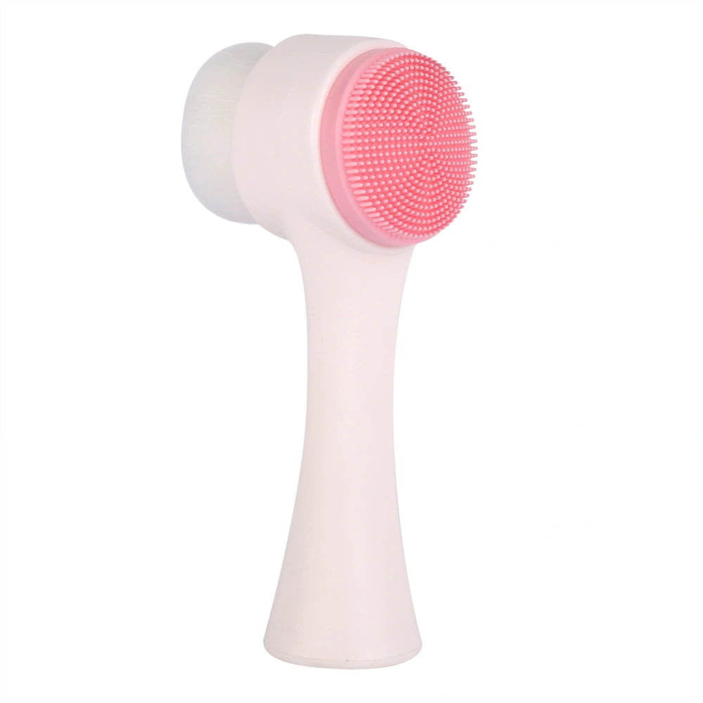 Fashion Soft Double Sides Facial Deep Cleansing Brush Face Skin Care Clean Brush