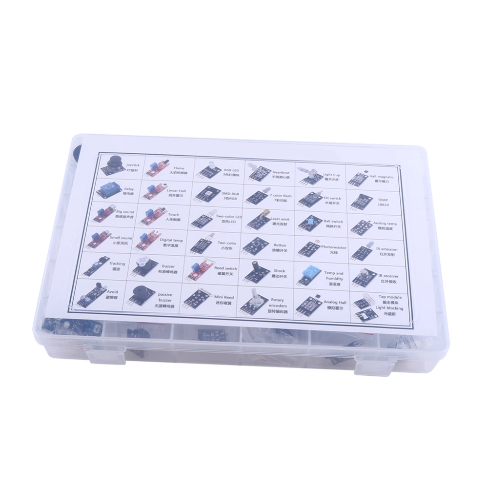 Ultimate 37 in 1 Sensor Modules Kit for MCU Education User With Box