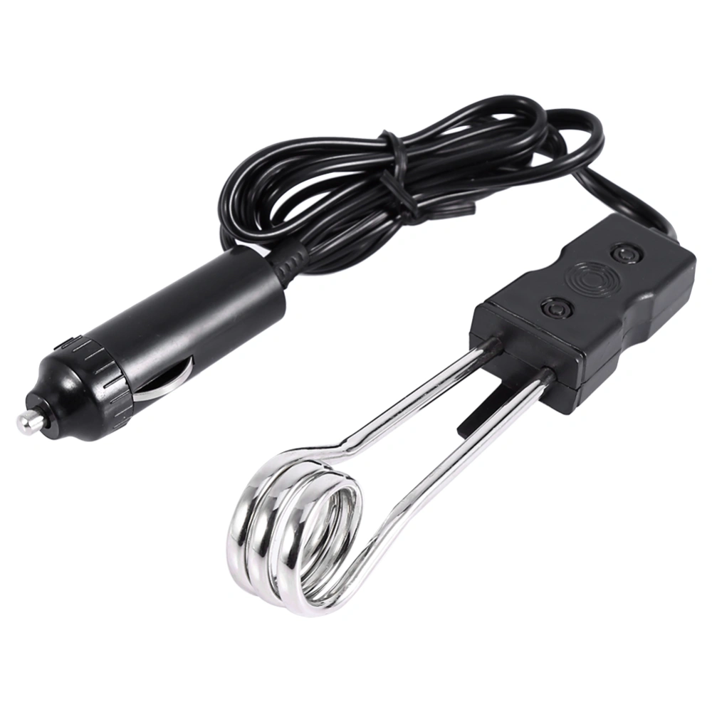 12V Portable Car Immersion Heater Auto Electric Coffee Tea Water Heater Safe Warmer for Travel