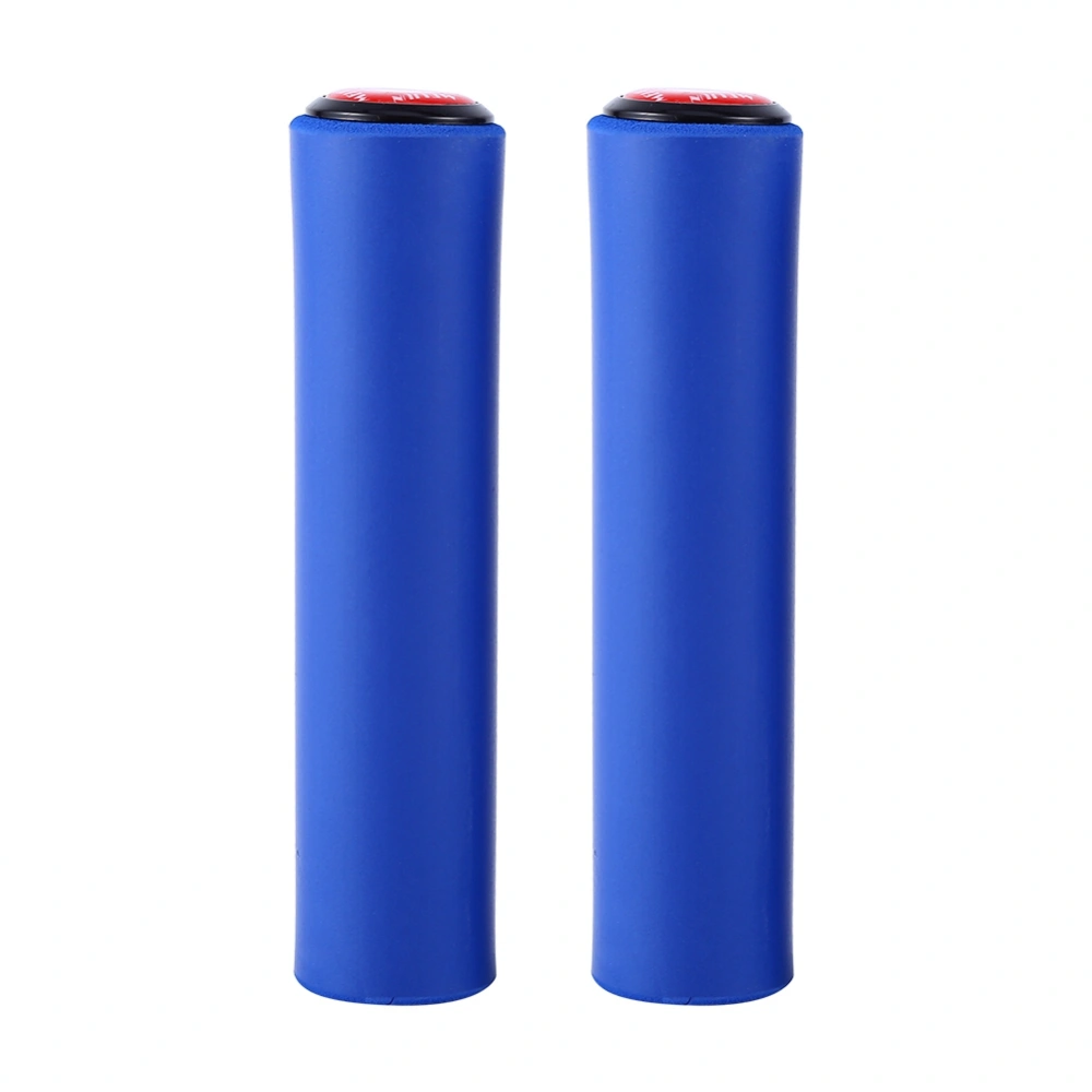 2pcs Blue Comfortable Bike Handle Cover Grip Fits For 18mm diameter Hanldebar(blue)