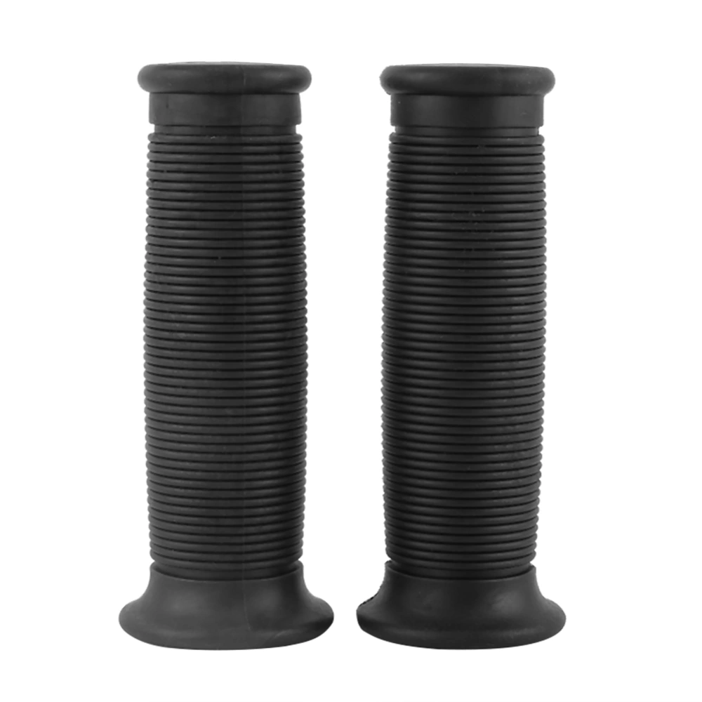 1 Pair of 22mm/25mm Universal Motorcycle Handlebars Vintage Hand Grips Black