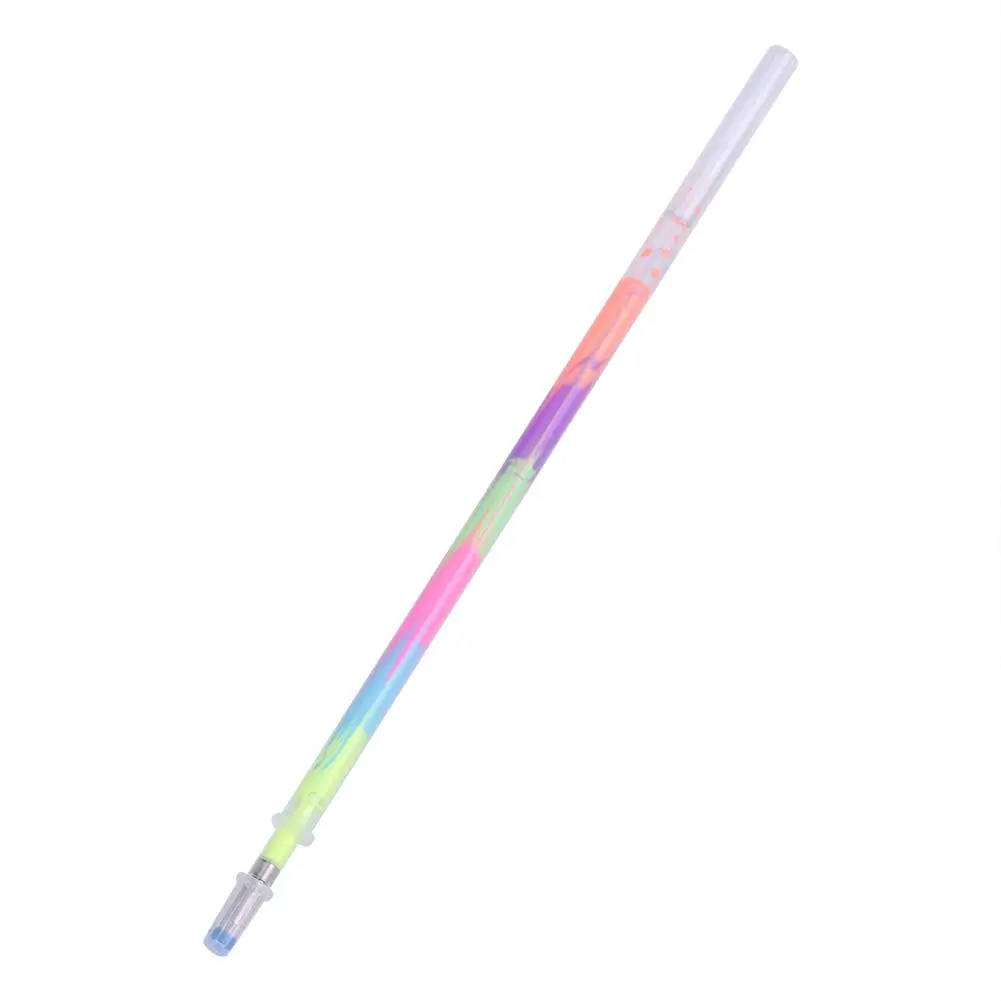 Multi Color Rainbow Refill Highlighters Gel Pen School Supplies