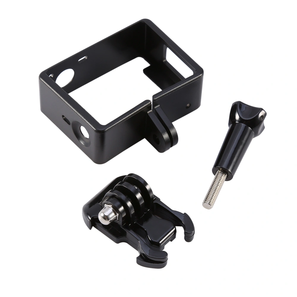 1 pcs Black Standard Side Border Frame Housing Case Mount Stand For GoPro Hero 4 3 Camera